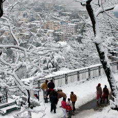 Kalka to Shimla train in snowfall with chauffeur taxi